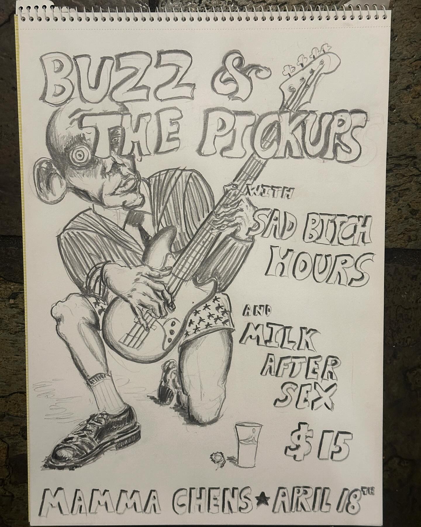 mamma chens gig poster