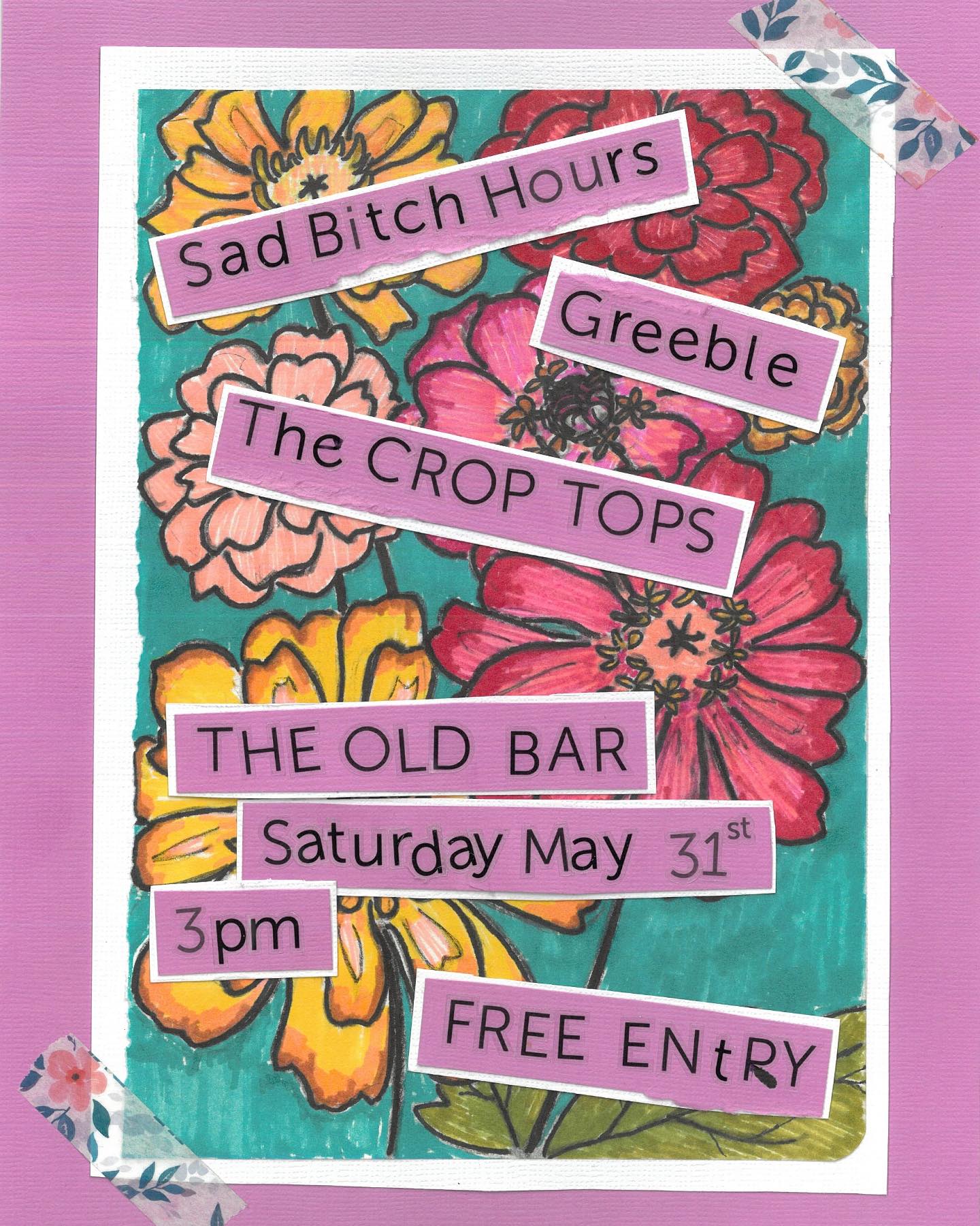 old bar gig poster